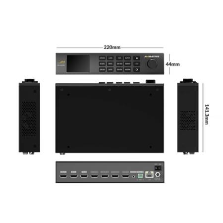 AVMATRIX KM32-4K - 4K HDMI Real-time Chroma Key Master_Wymiary urządzenia_4
